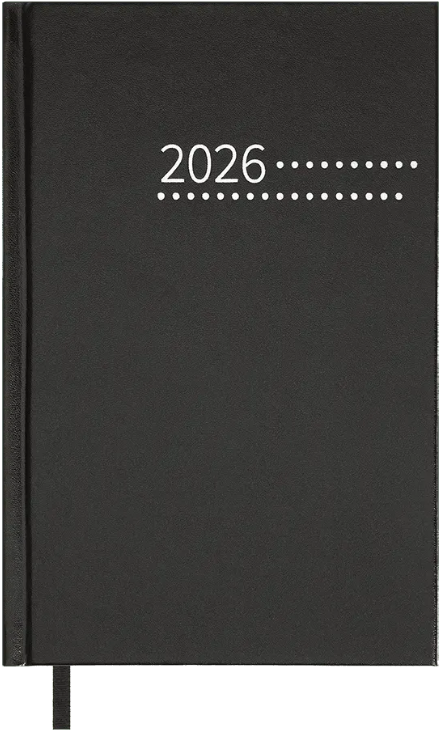 Щоденник А5 дат2026 Zest чорний