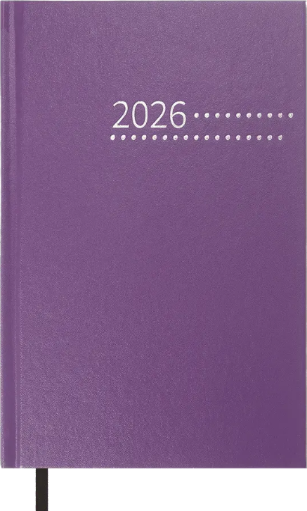 Щоденник А5 дат2026 Zest фіолетовий