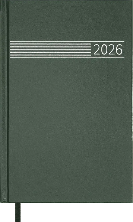 Щоденник А5 дат2026 Time зелений
