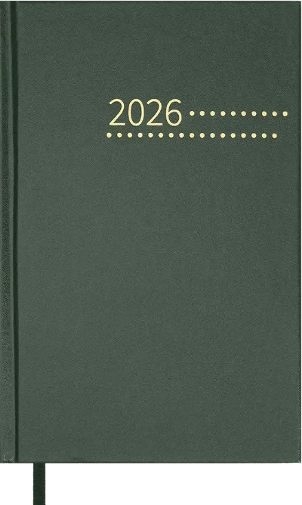 Щоденник А5 дат2026 Zest зелений