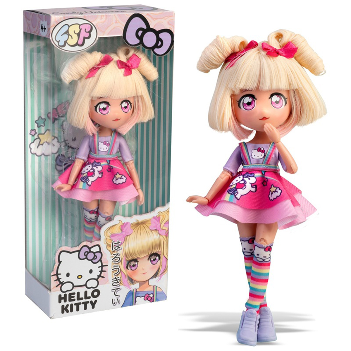 Лялька «4SF Manga Dolls» серії«Hello Kitty» Цукерочка-Єдиноріг