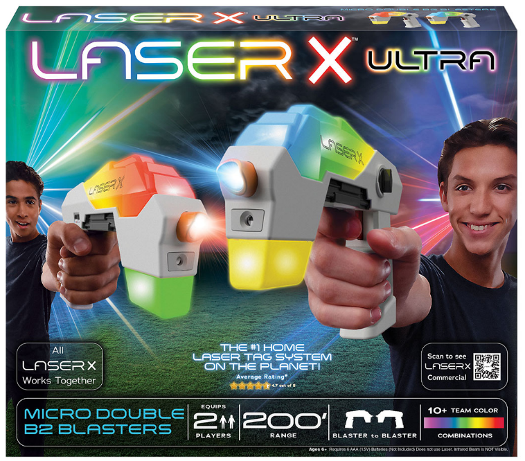 Ігровий набір для лазерних боїв-Laser X Ultra Micro для двох гравців