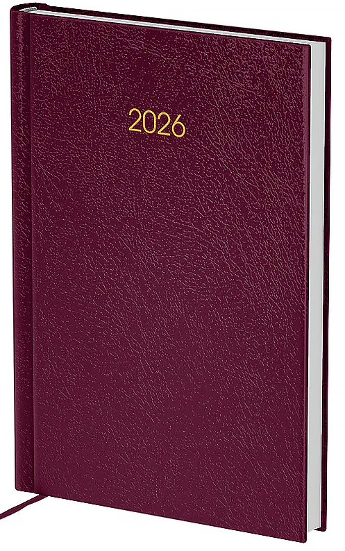 Щоденник А5 дат2026 Classic City з/т червоний