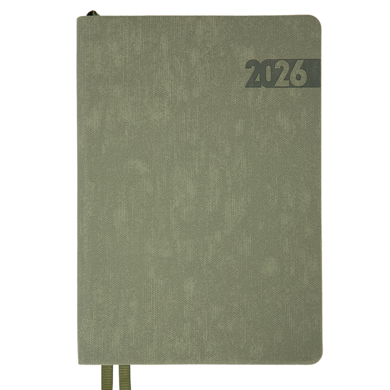 Щоденник А5 «Leo Planner» дат2026 184 аркуші Boss м'яка обкладинка, хакі