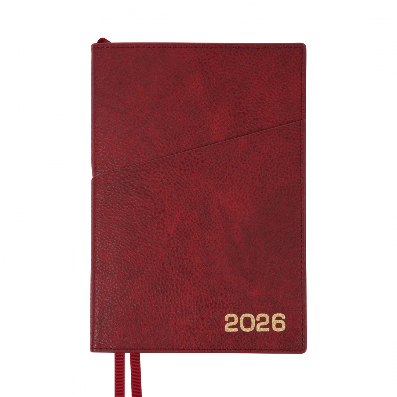 Щоденник А5 «Leo Planner» дат2026 184 аркуші Credo інтегр, бордовий