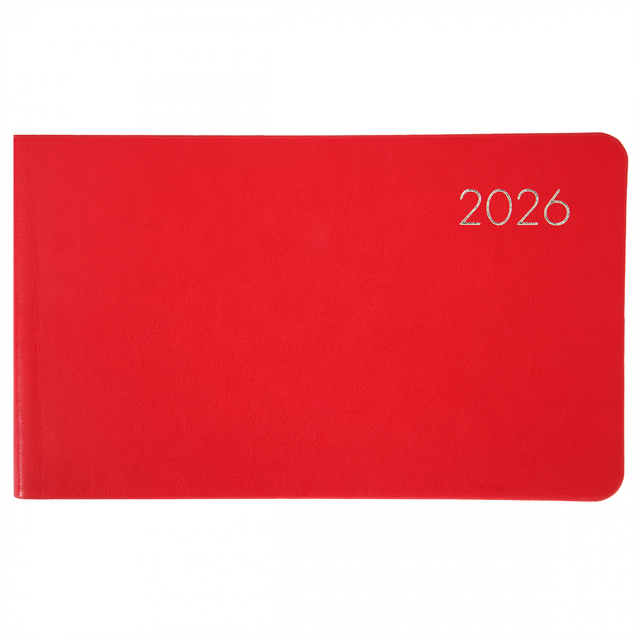 Щотижн. 10×17см «Leo Planner» дат2026 64 аркуші Glory м'яка обкладинка, червоний