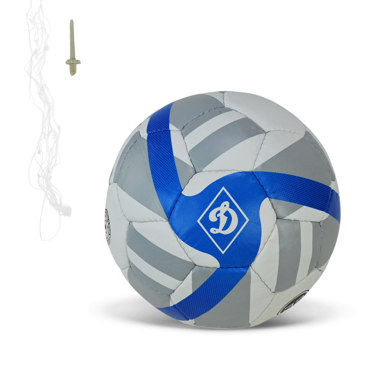 М'яч футбольний 420г, розмір 5,1,4мм, 32 панелі, ПУ, сітка+голка