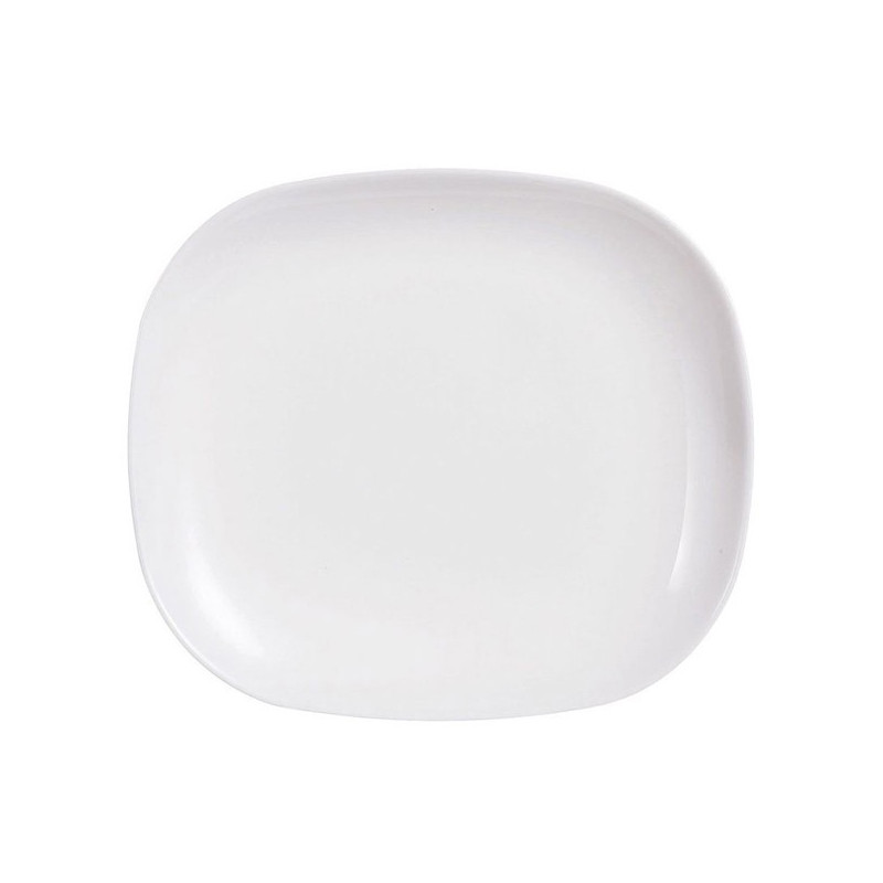 Тарілка десертна скло «Luminarc.Sweet Line White» 21,5×19см