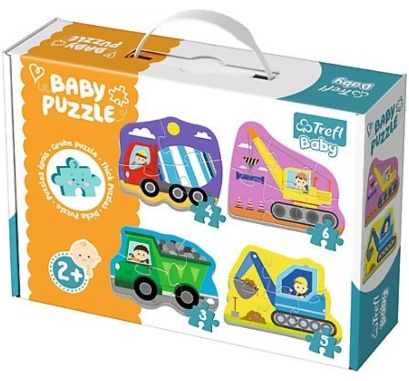 Пазли Baby Classic.Транспортні засоби на будівельн. майданчику