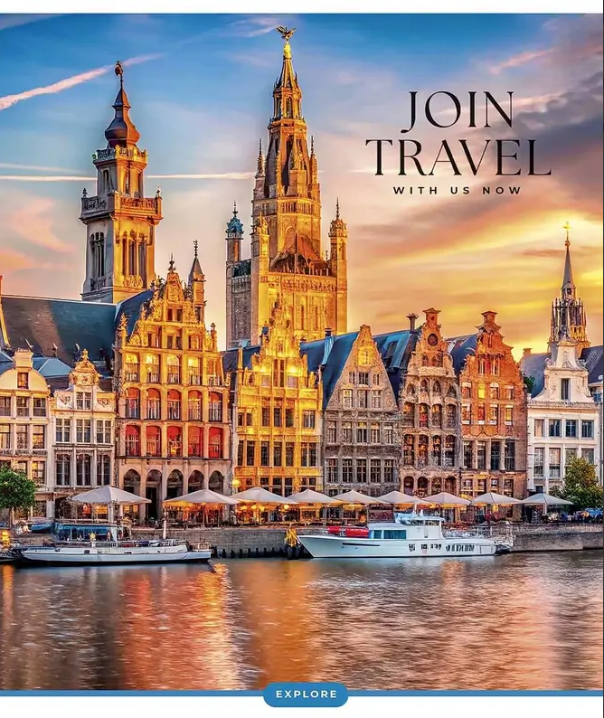 Зошит 60 аркушів клітинка «Join Travel» УФ-лак