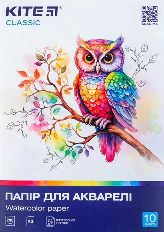 Папка для аквар. 10/200 А3 Classic