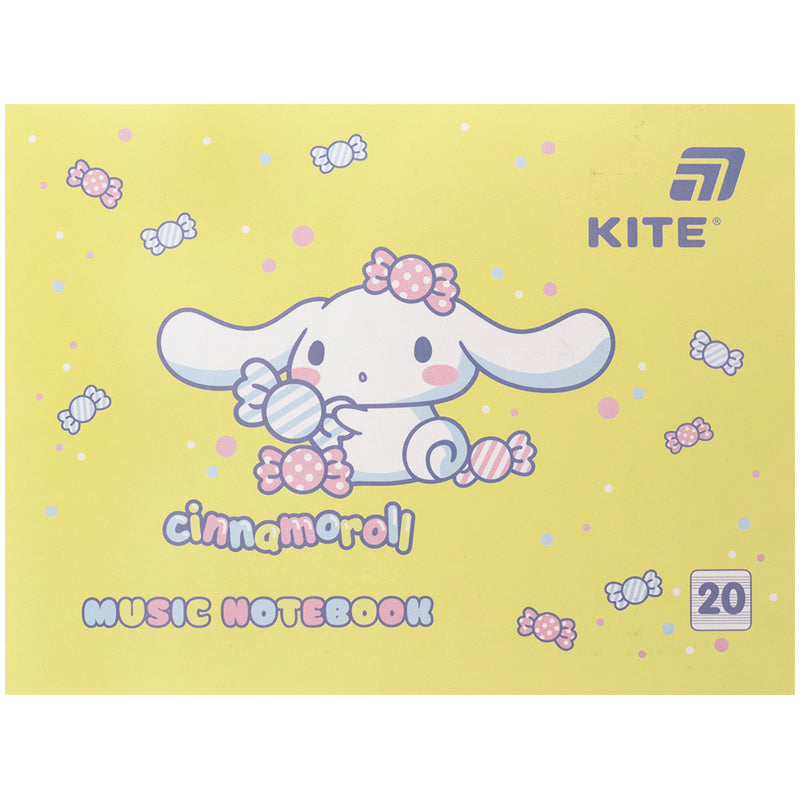 Нотний зошит А5 20 аркушів Cinnamoroll