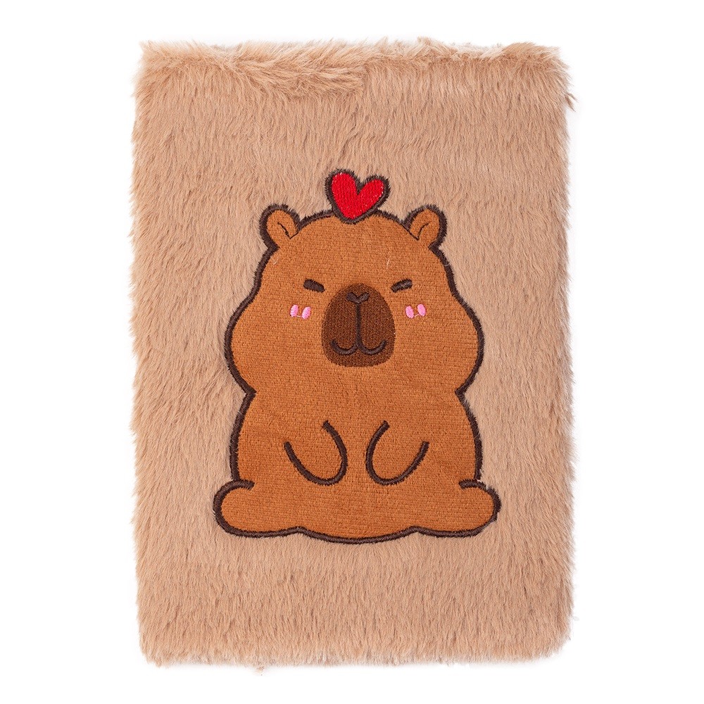 Блокнот А5 80 аркушів клітинка м'яка обкладинка асорті Kids line. Capybara3″