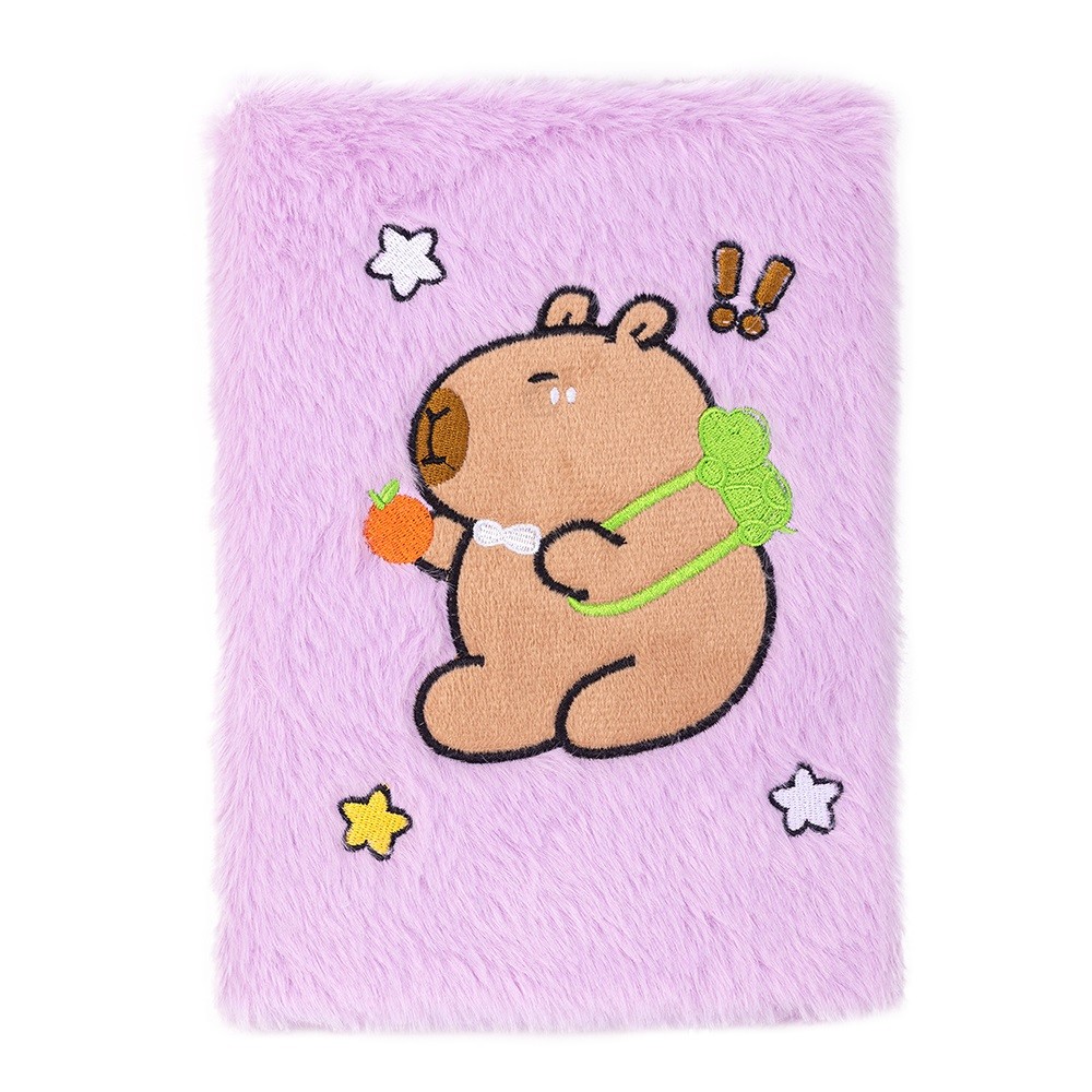 Блокнот А5 80 аркушів клітинка м'яка обкладинка асорті Kids line. Capybara13″