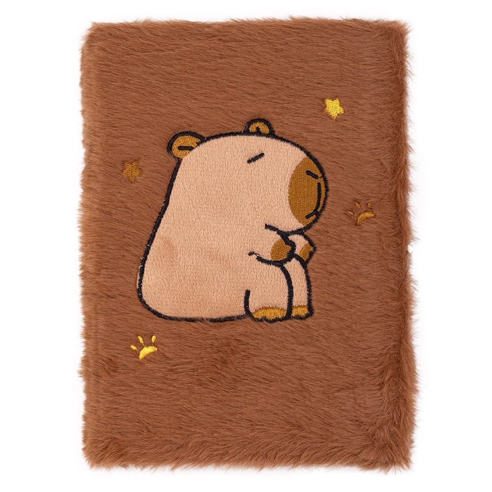 Блокнот А5 80 аркушів клітинка м'яка обкладинка асорті Kids line. Capybara25″