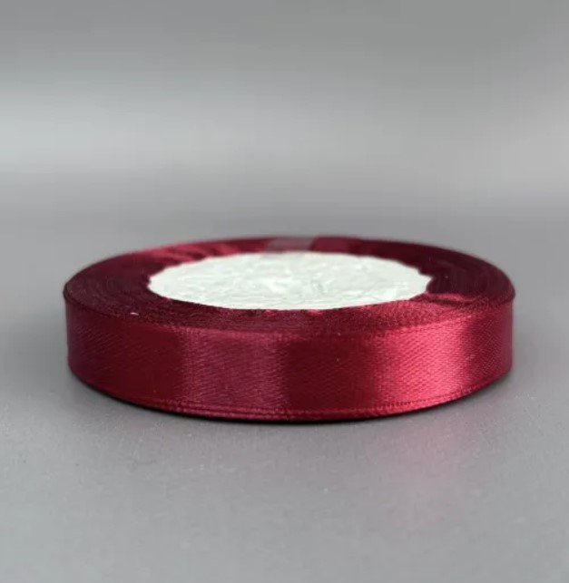 Стрічка атлас «Sindtex» 1,2смх23м бордо