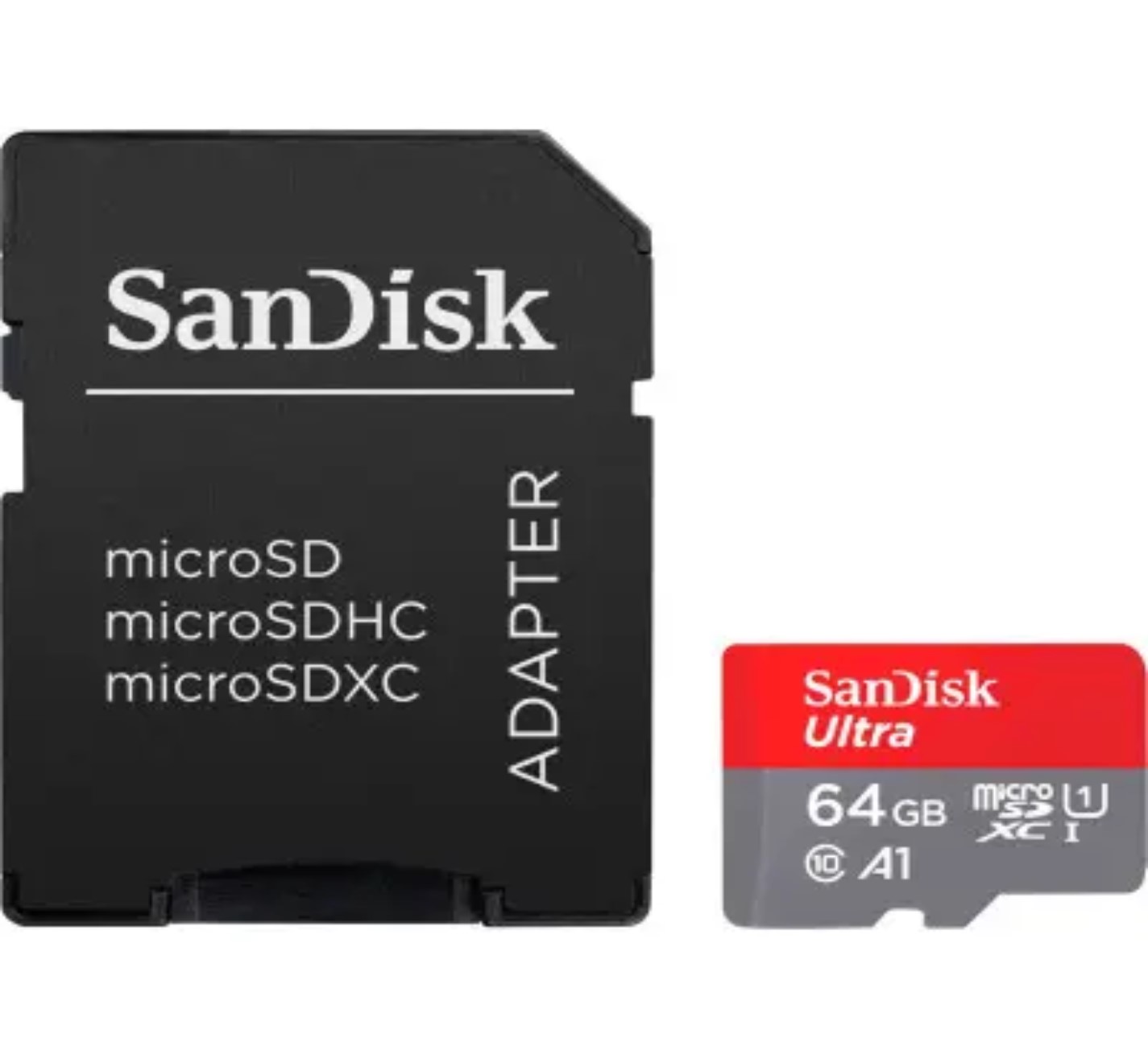 Карта пам`яті 64Gb Micro-SDHC (UHS-1) SanDisk Ultra 140Mb/s (adapter SD)