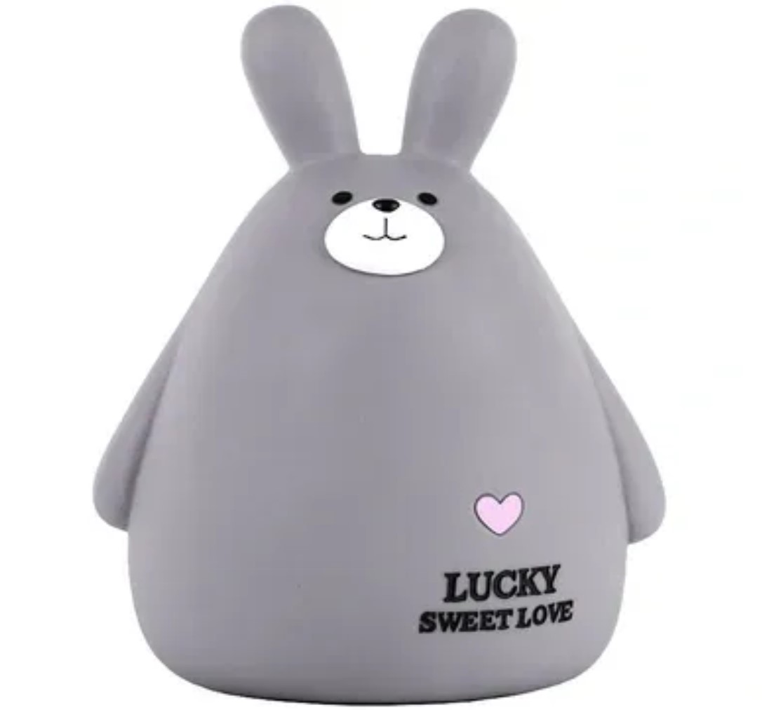 Скарбничка пластикова Grey Bunny