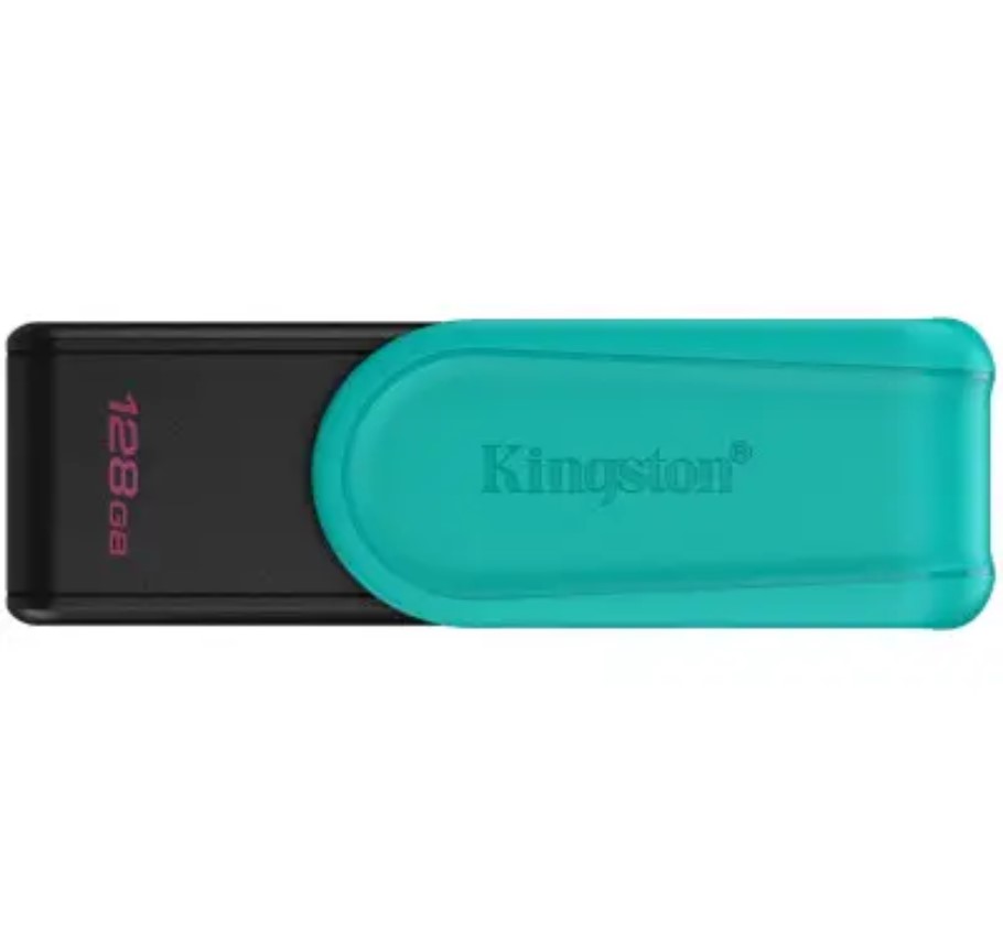 Флеш-пам`ять 128GB «Kingston» DT Exodia S USB3.2 black/turquoise