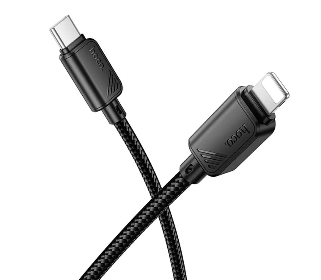 Кабель Type C > lightning X113/PD27W 3A 1м black