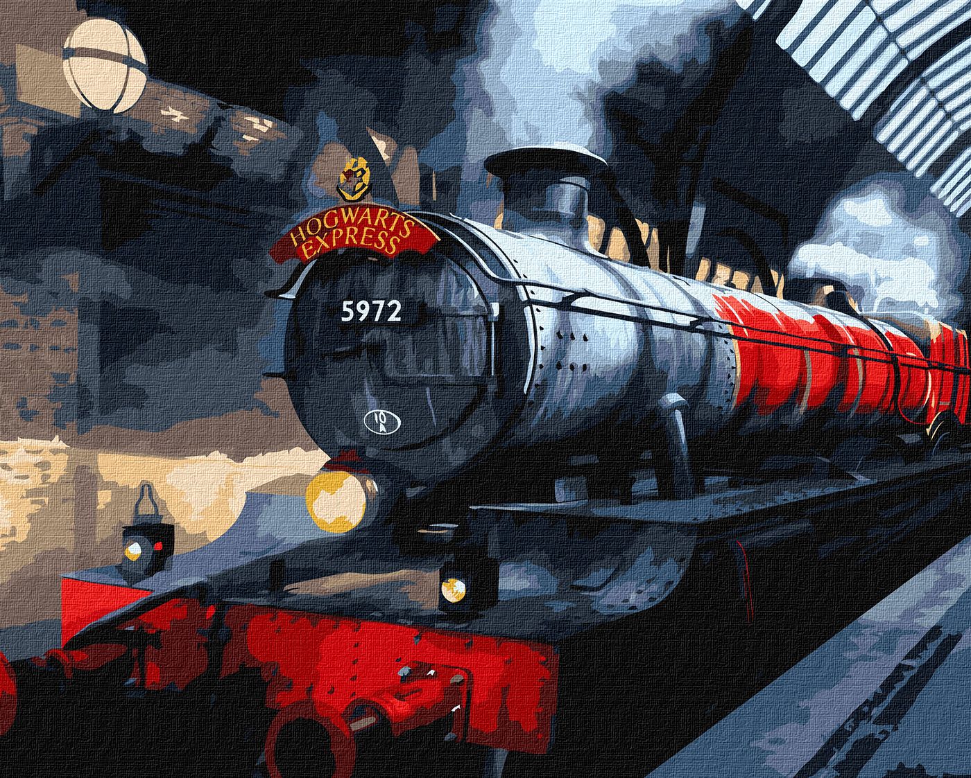 Картини по ном. акрил.WB«HarryPotter:Гоґвортський експрес з фарб. мет.extra»40×50см