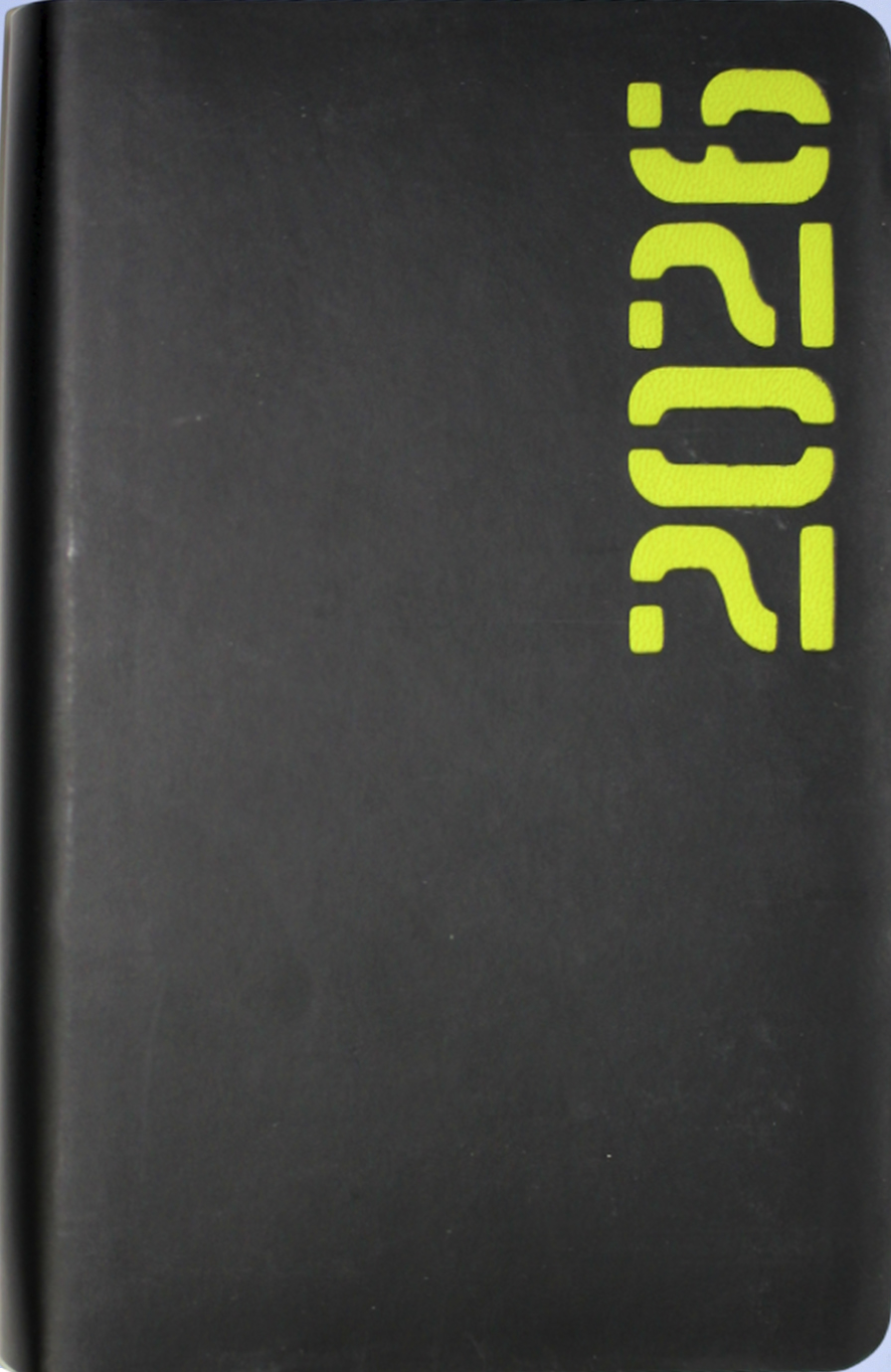 Щоденник А6 дат2026 кишеньк. Neon чорний