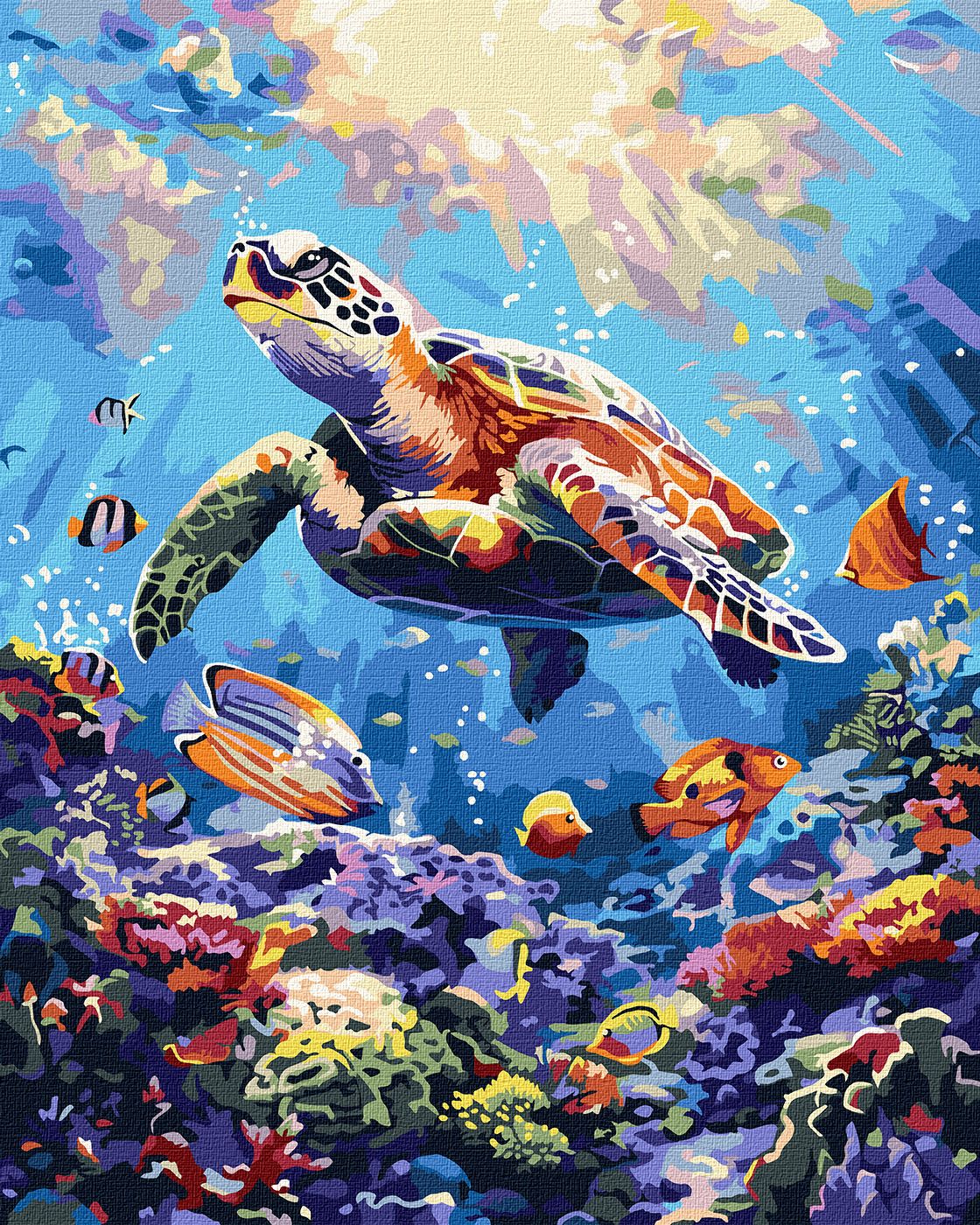 Картини по номерах акрилові «Морський спокій» 40×50см