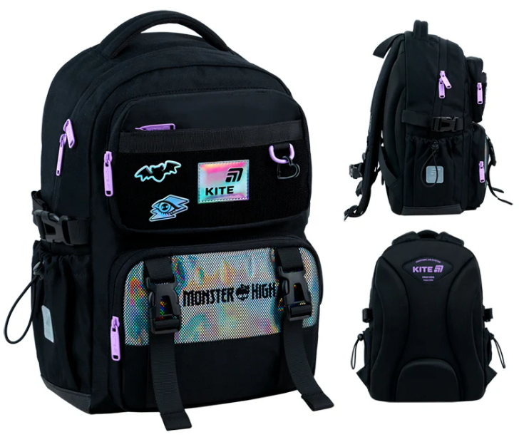 Рюкзак Education 1022 Monster High 1 відділення, 5 кишень