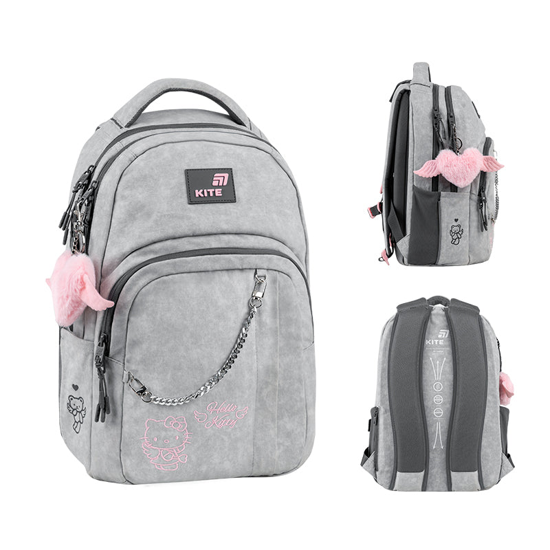 Рюкзак Education teens Hello Kitty 3 відділення, 4 кишені