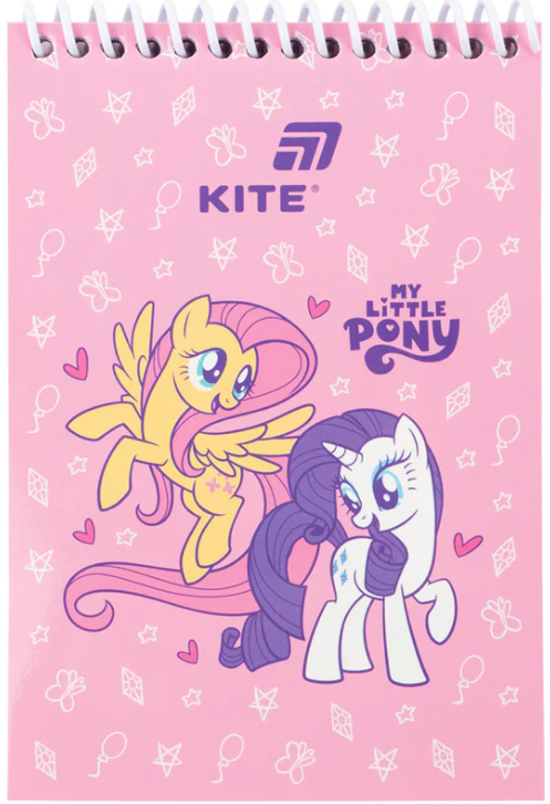 Блокнот пруж. А6 48 аркушів б/лінія Little Pony