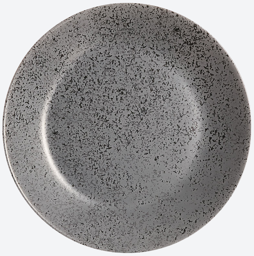 Тарілка десертна скло «Luminarc.Slate Black» 18см