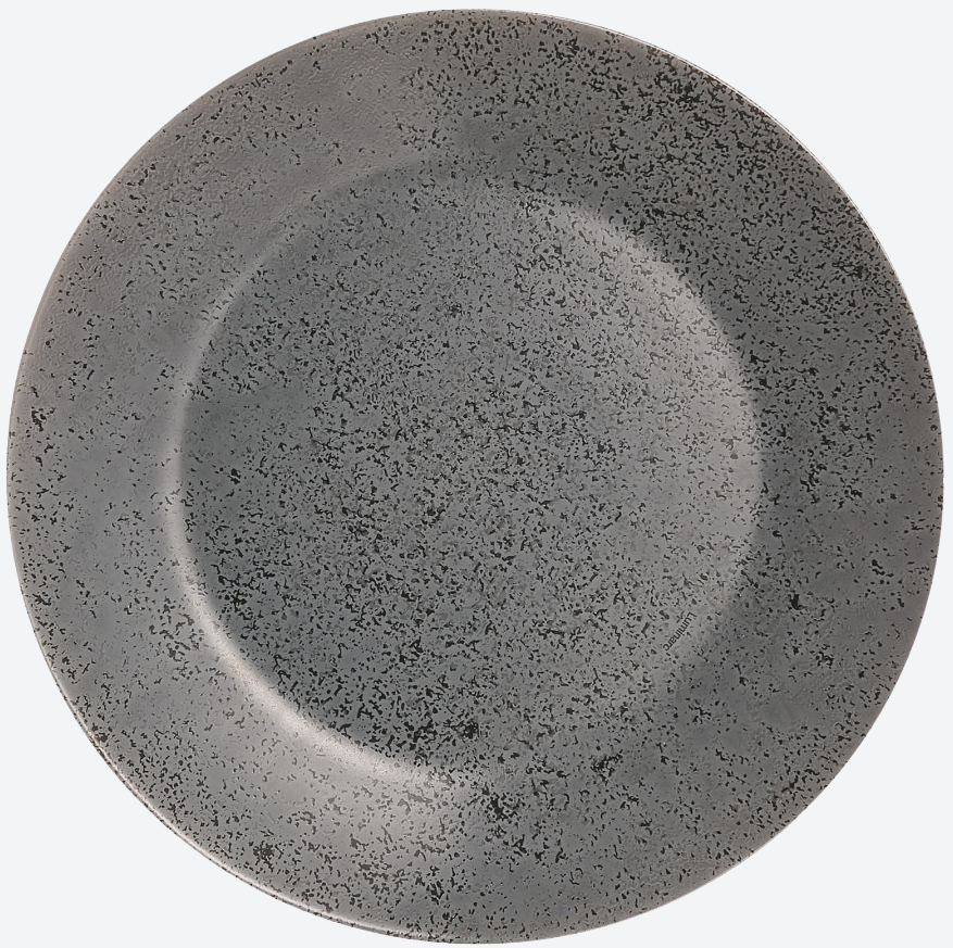 Тарілка обідня скло «Luminarc.Slate Black» 25см