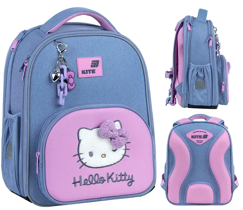 Рюкзак каркасний Education Hello Kitty 2 відділення, 3 кишені
