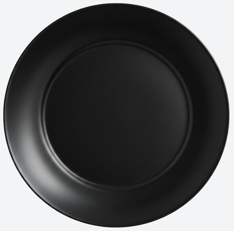 Тарілка десертна скло «Luminarc.Apy black» 18см