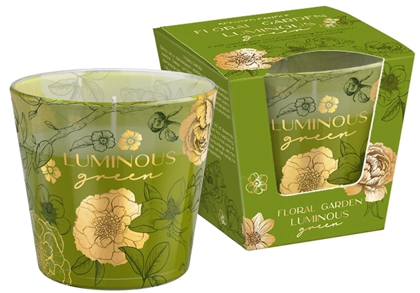 Свічка з ароматом «Bartek candles» 115г/30год. Luminous Grreen