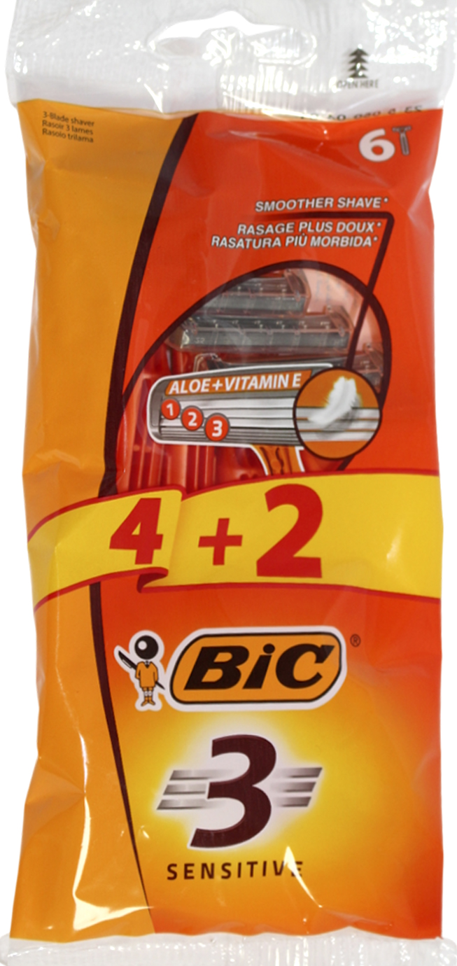 Станок однораз. «Biс3 Sensitive» (4+2)