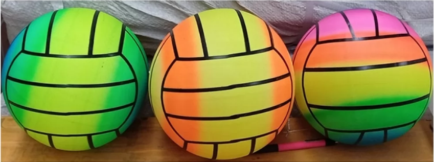 М'яч гумовий 9″ ПВХ 75-85гр 3види №MS 4514
