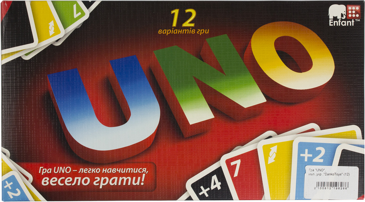 Гра UNO, малиа, українською, DankoToys
