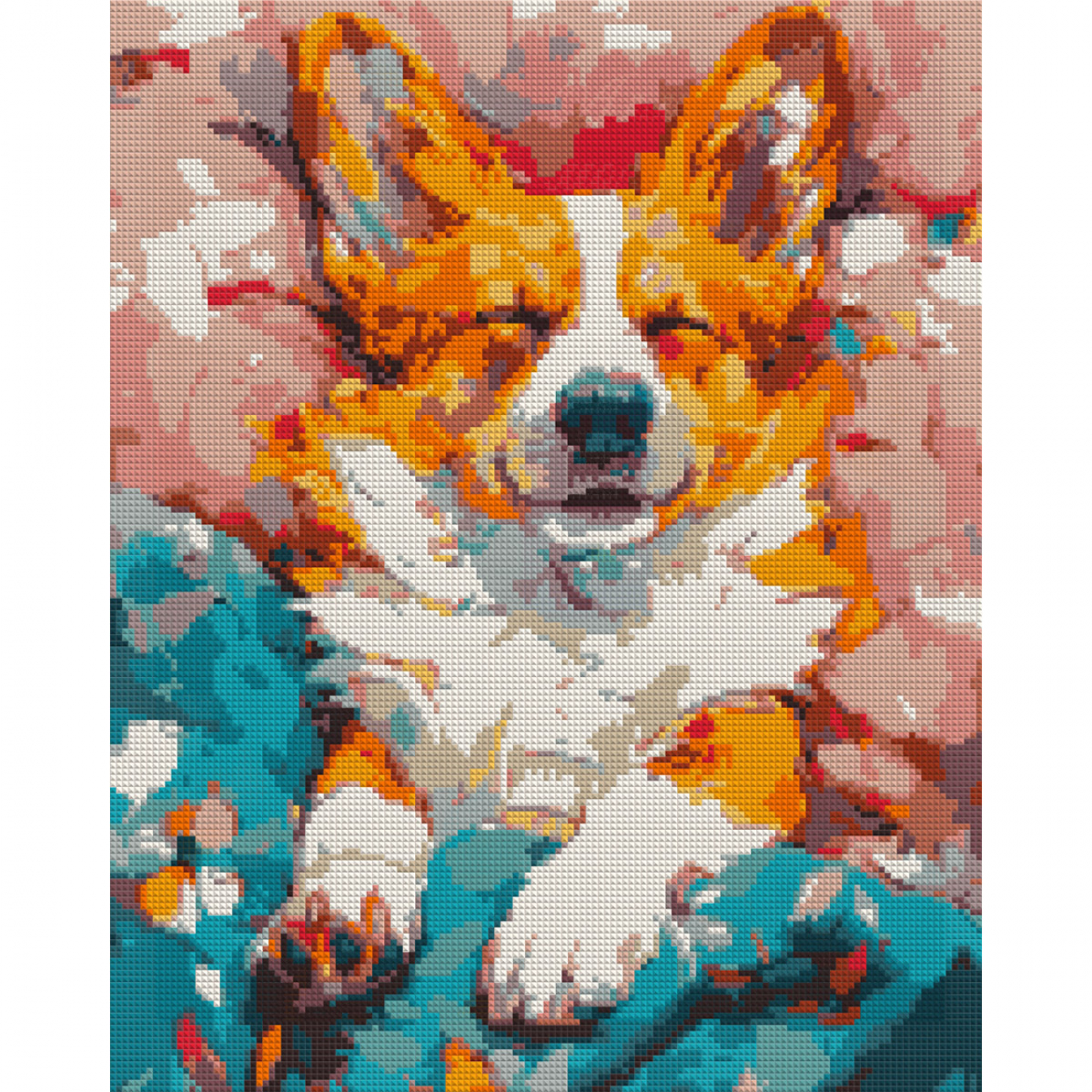 Алмазна мозаїка «Santi» Улюблений коргі 40×50см, на підрамнику