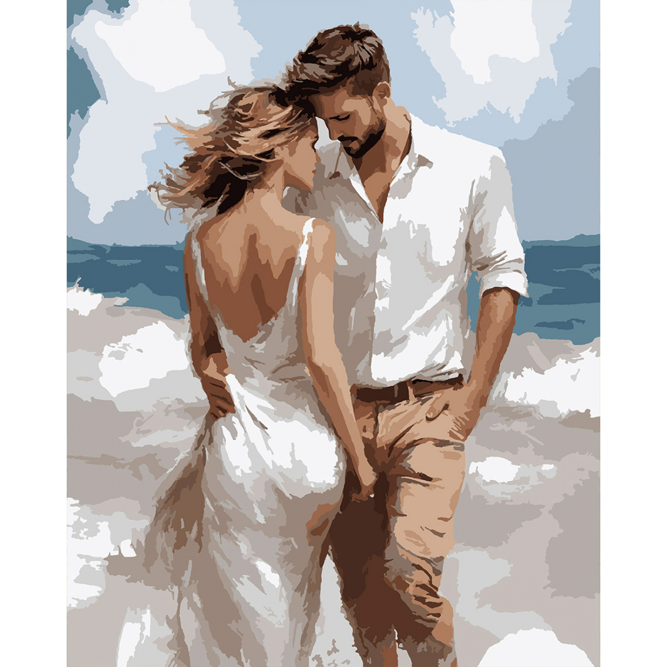 Картини по номерах «Santi» Романтична пара 40×50см