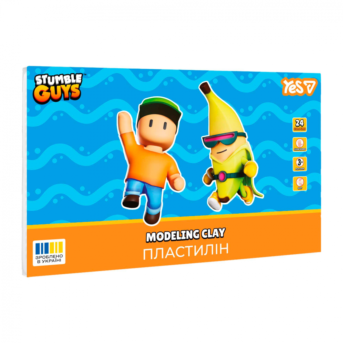Пластилін Stumble Guys 24 кольори 480гр