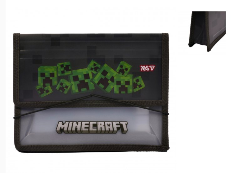 Папка для зош. В5 «Minecraft.Creepers» на резинці пластикова