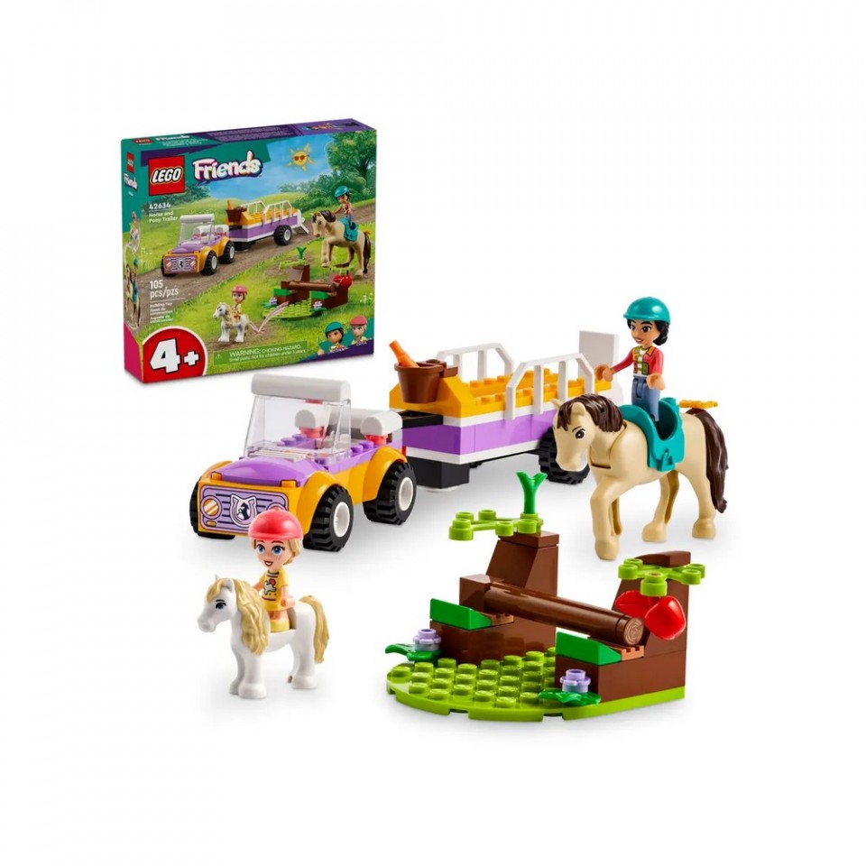 Конструктор «LEGO» Friends Причіп для коня й поні 105 деталей
