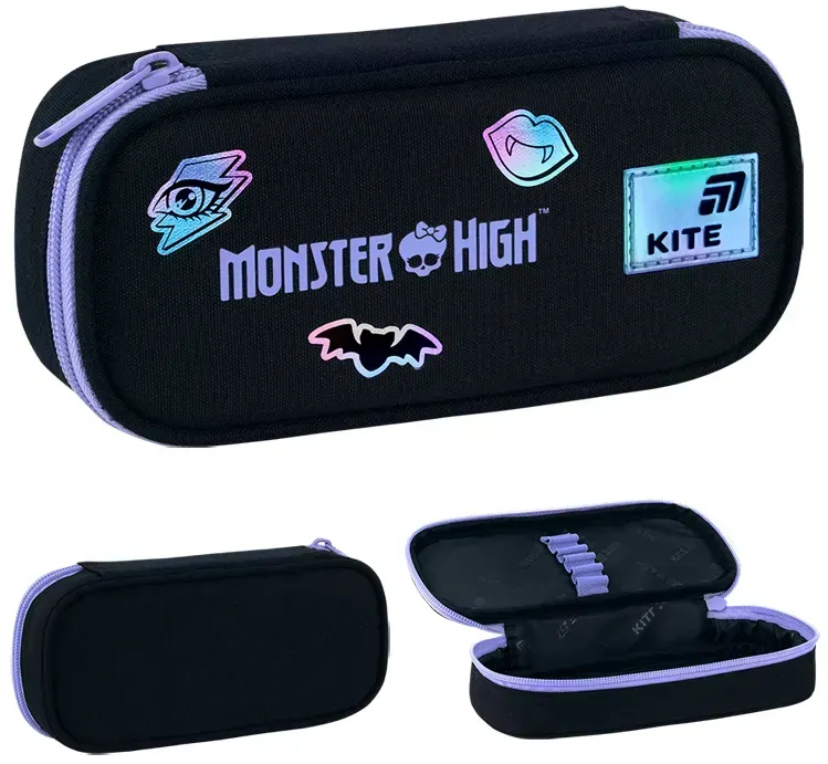 Пенал Monster High 1 відділення, м'який