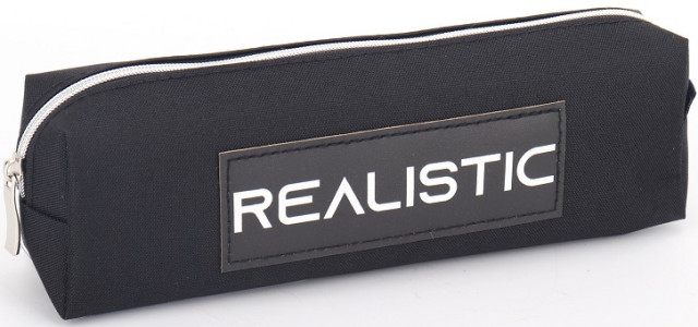 Пенал 1 відділення, без наповнення, на блискавці «Realistic» чорний 2