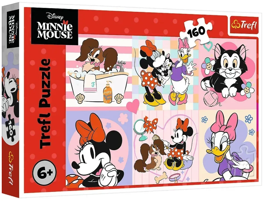 Пазли Trefl 160 елементів Disney Minnie Барвистий день Мінні