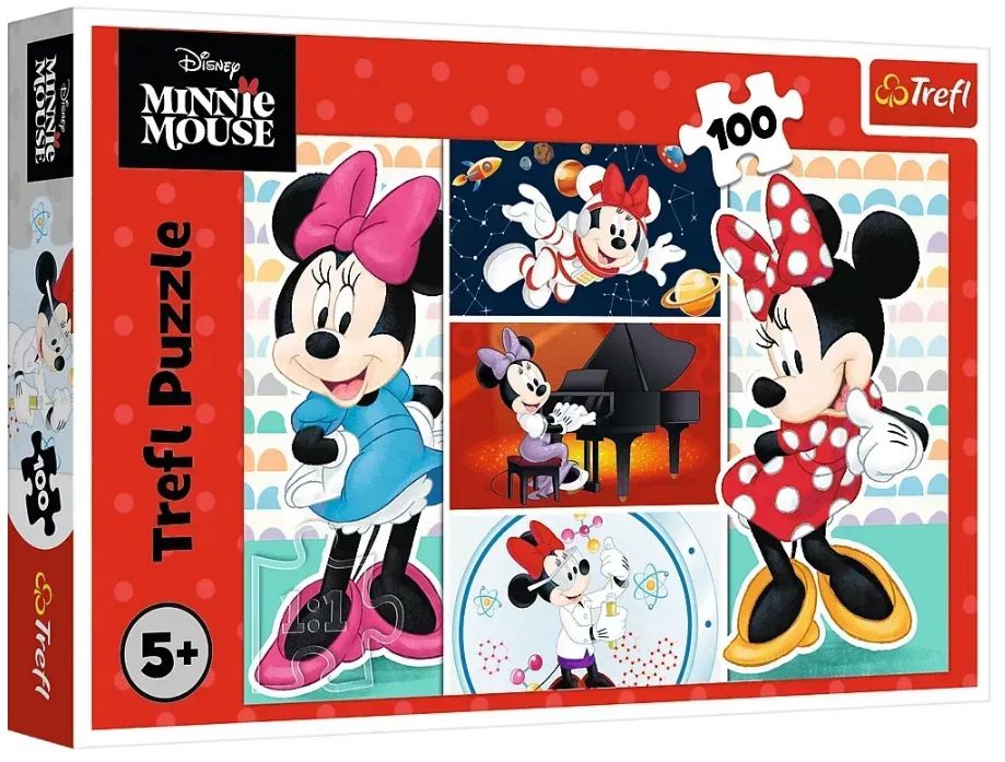 Пазли Trefl 100 елементів Disney Minnie Забавна Мінні