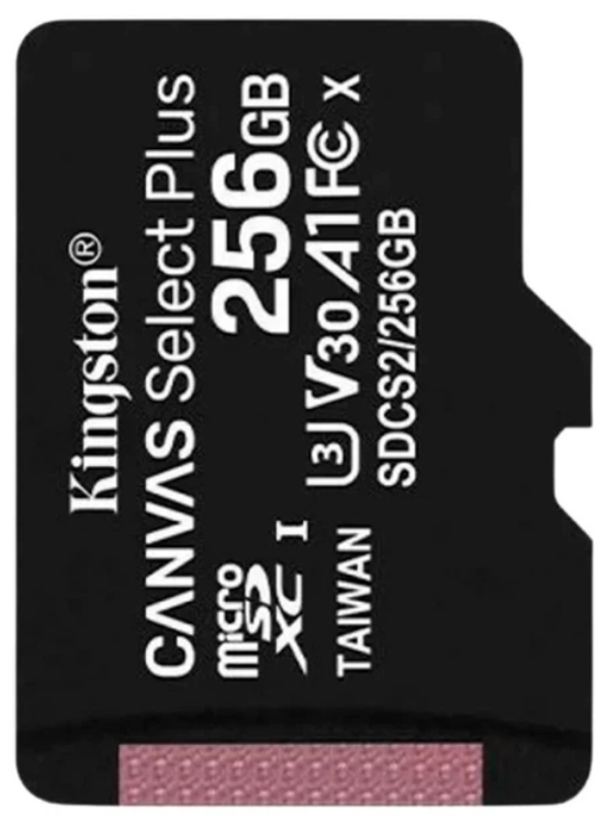 Карта пам`яті 256Gb Micro-SDXC (UHS-1) Kingston Canvas Select Plus Gen3 R-150MB/s