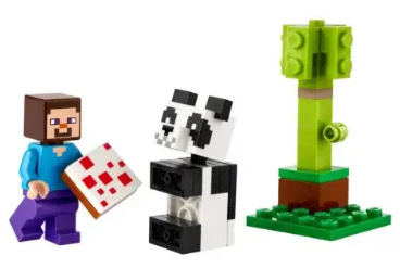 Конструктор «LEGO» Стів і малюк-панда