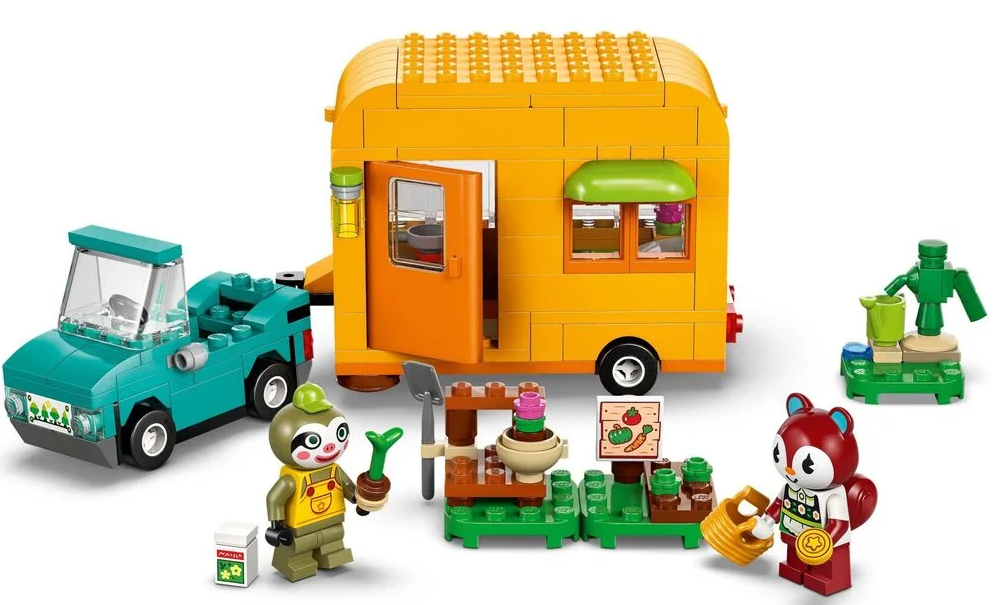 Конструктор «LEGO» Animal Crossing Садова крамниця і караван, що належать Leif